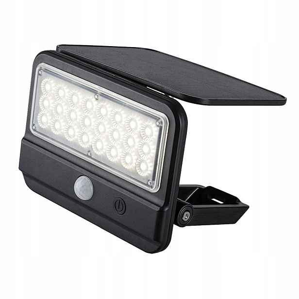 Solární zářič s Led senzorem 7W Flaxton 77040 Rabalux