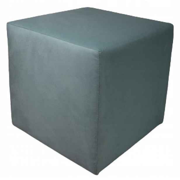 Taburet kostka 40x40 Manila velur plyš výběr barev