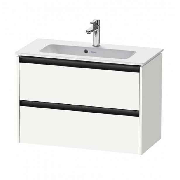 Duravit Ketho.2 - Umyvadlová skříňka 55x81x39 cm, 2 zásuvky, matná bílá K25256018180000