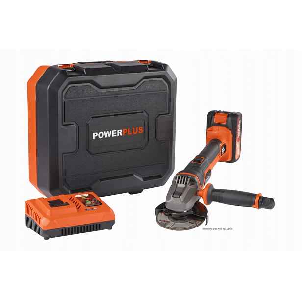 Powerplus POWDP35150 Aku úhlová bruska 20V 115mm Set