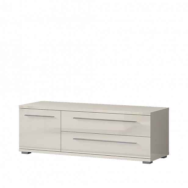 Televizní stolek PIANO TV135-1K2F/PN béžová lesk