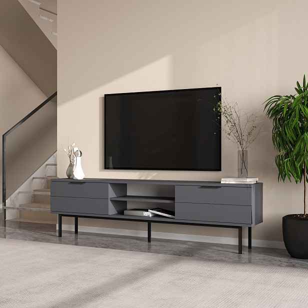 TV stolek Paul - Anthracite
