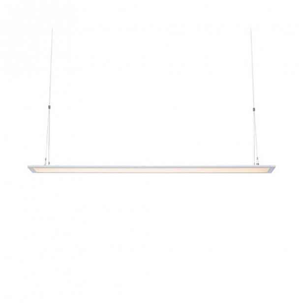 Bílé závěsné svítidlo Markslöjd Plan, délka 120 cm
