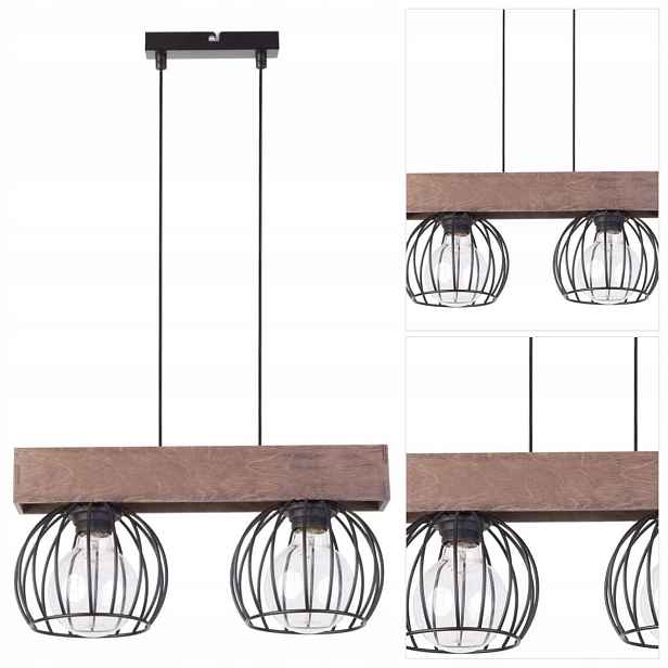 Závěsná Milan hnědá harmonická forma v chodbě, interiér Sigma Lighting