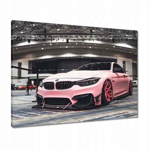 Obrazy 80x60 Růžové Bmw Auto