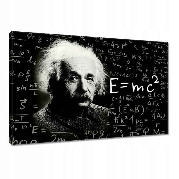 Obraz 120x80 Albert Einstein E=MC2