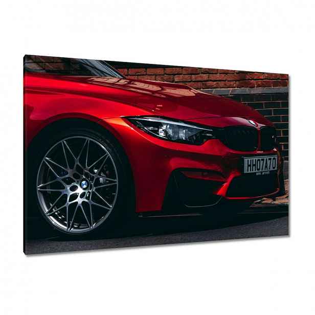 Obrazy 120x80 Červené Bmw Auto