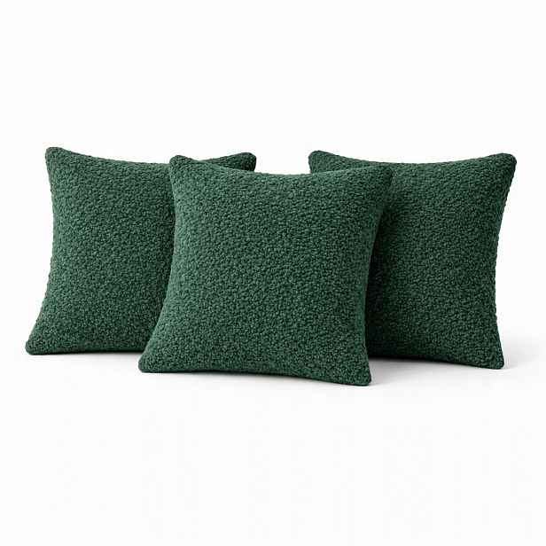 Sada 3 kusů dekoračních povlaků na polštáře 40 cm x 40 cm, sada 3 ks