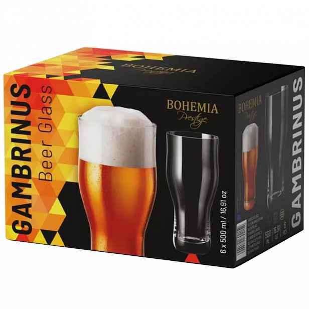 Bohemia prestige gambrinus pullitr 500ml 6 ks 802152