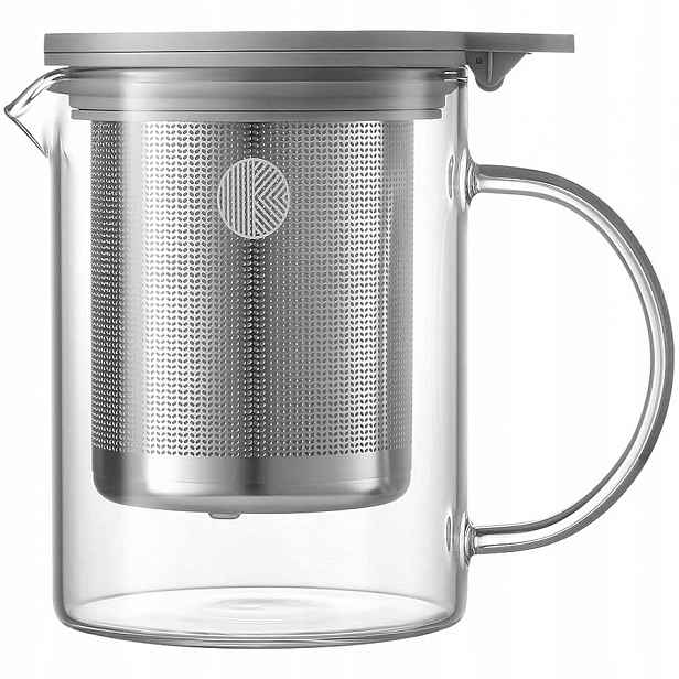 Buydeem Skleněná Čajová Konvice S Konvičkou 500 ML CD2001 Na Čaj