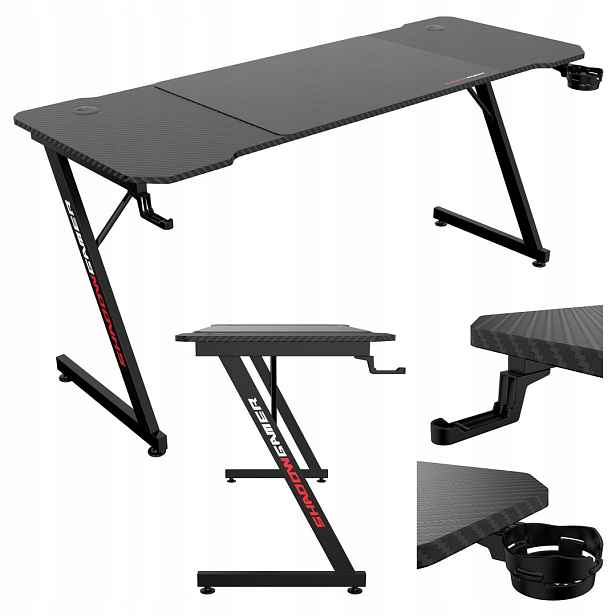 Herní stůl Shadow Gamer 1.1 160 cm, podložka
