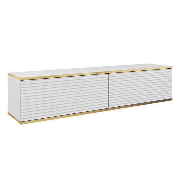 MASSENO TV STOLEK VENEZIA, 135/30/32 cm, bílý
