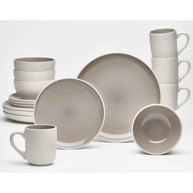 Jídelní servis (16 dílů) London, taupe