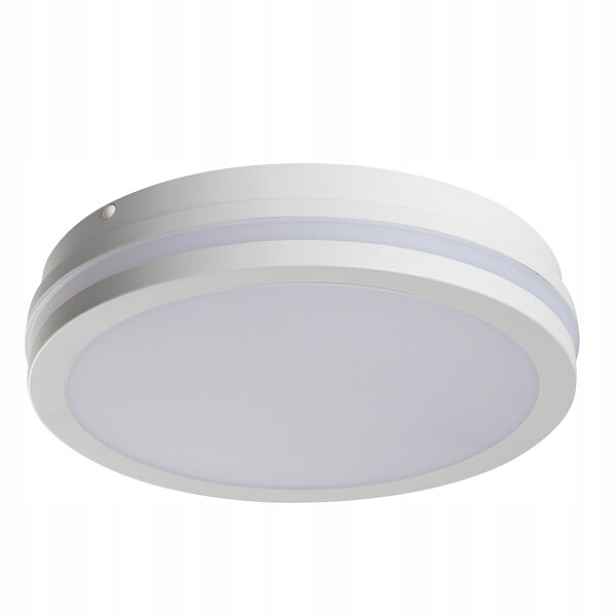 Kanlux Stropní Svítidlo 30W bílý Ø26cm IP65 senzor pohybu proměnlivá barva
