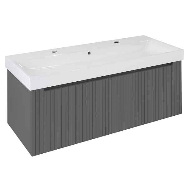 Sapho NELIO STRIP umyvadlová skříňka 116,5x44x49cm, 1x zásuvka, carina