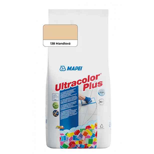 Spárovací hmota Mapei Ultracolor Plus 2 kg 138 mandlová
