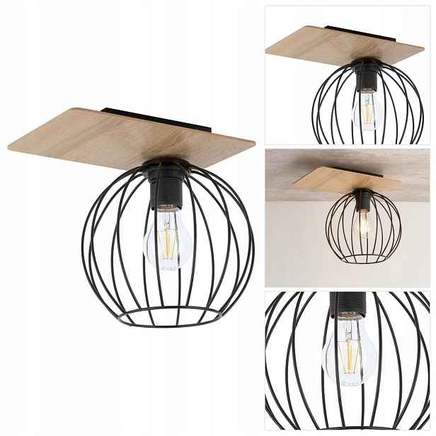 Stropní svítidlo Cyber černé, moderní, konzistentní linie nad kuchyníSigma Lighting