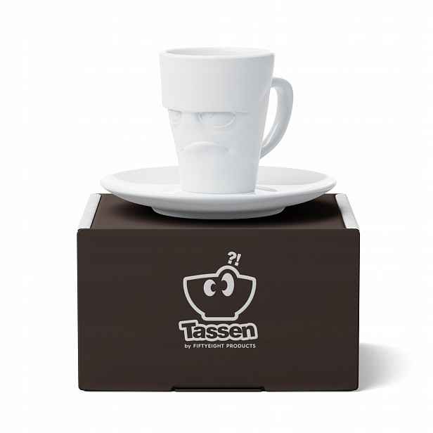 Tassen Šálek hrnek 80 ml 3D espresso káva čaj porcelán keramika