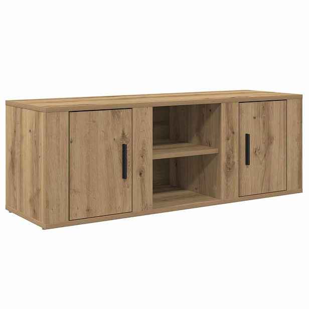 vidaXL Televizní skříň 100 x 31,5 x 35 cm Artisanový dub