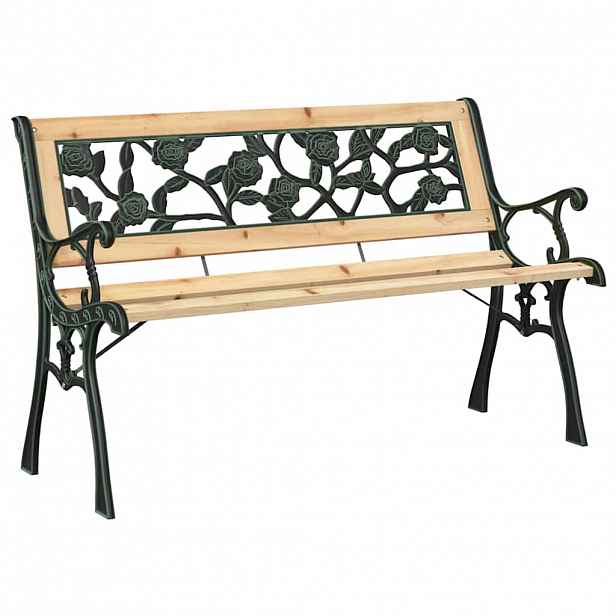 vidaXL Zahradní lavice 2 -Seater 116 x 54 x 73 cm dřevo Hnědá