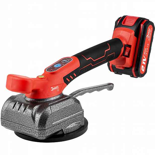 Přísavka Vibrační Na Dlaždice Vibrátor Pro Vyrovnávání 2xAKU Výkonná 21V Pro