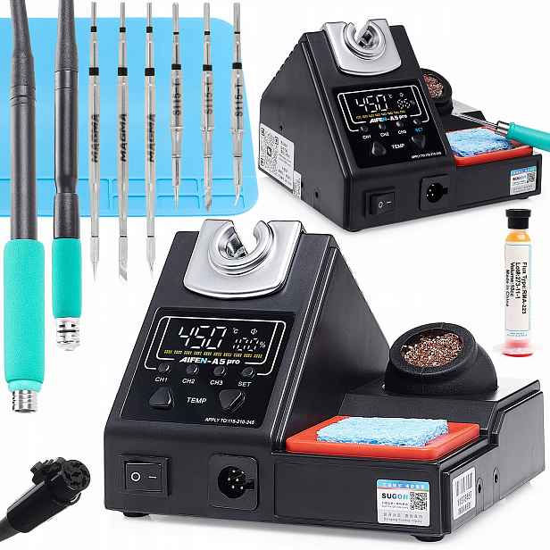 Přesná Pájecí Stanice Aifen A5 Pro 160W 6x Grot C115 C210