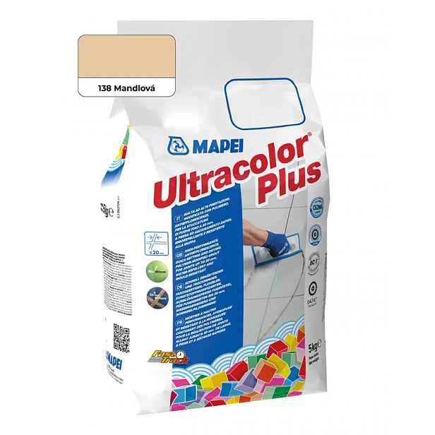 Spárovací hmota Mapei Ultracolor Plus 5 kg 138 mandlová