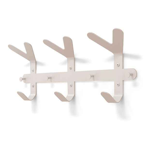 Taupe ocelový nástěnný věšák 66 cm Frondo – Spinder Design
