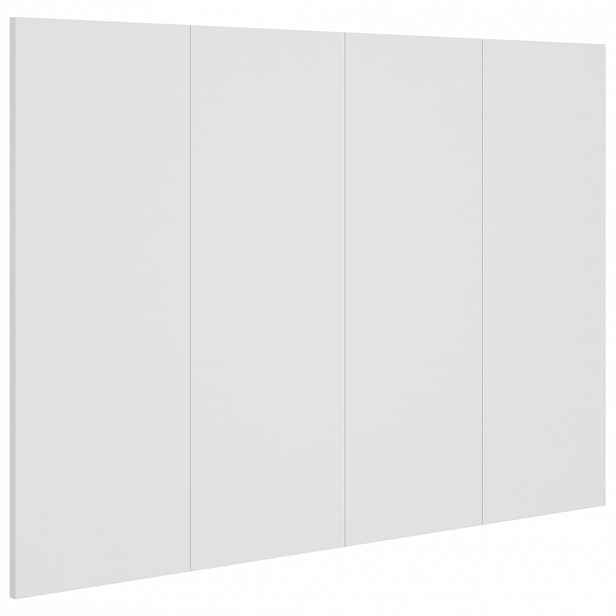 vidaXL Čelo postele bílé 120 x 1,5 x 80 cm kompozitní dřevo