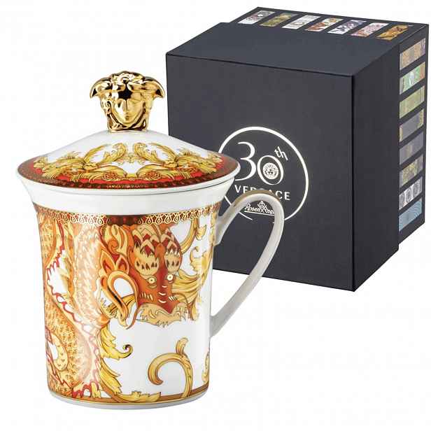 Hrnek s víčkem Versace Asian Dream limitovaná kolekce 30 let