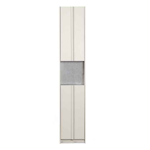 Krémová modulární skříňka z borovicového dřeva 40x210 cm Basu – WOOOD