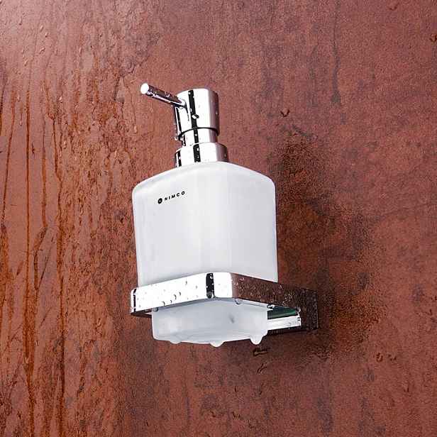 Nimco Maya chrom dávkovač mýdla, nerez, sklo, patent design Ma 29031C-26