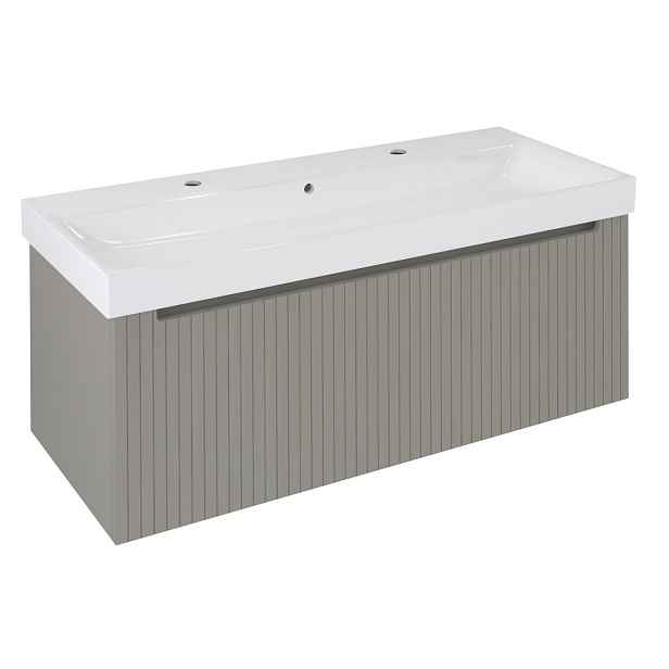 Sapho NELIO STRIP umyvadlová skříňka 116,5x44x49cm, 1x zásuvka, agila