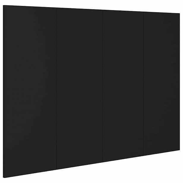 vidaXL Čelo postele černé 120 x 1,5 x 80 cm kompozitní dřevo
