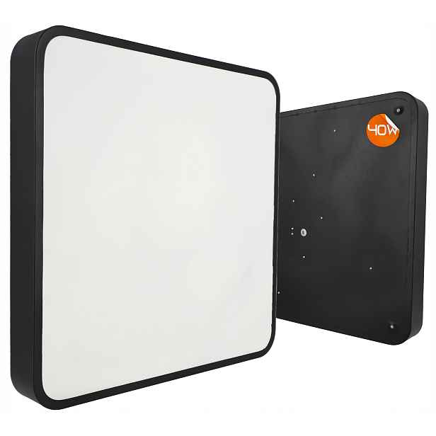 Led Panel Nástěnný Stropní Svítidlo Lampa 40W 40 cm Černá