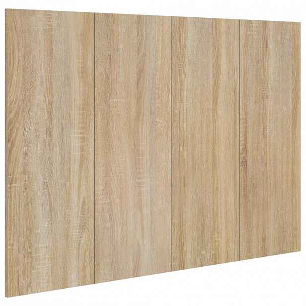 vidaXL Čelo postele dub sonoma 120 x 1,5 x 80 cm kompozitní dřevo