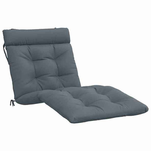 vidaXL Polštář na lehátko VIANEN 100% polyester Modrá 200 x 70 x 8 cm