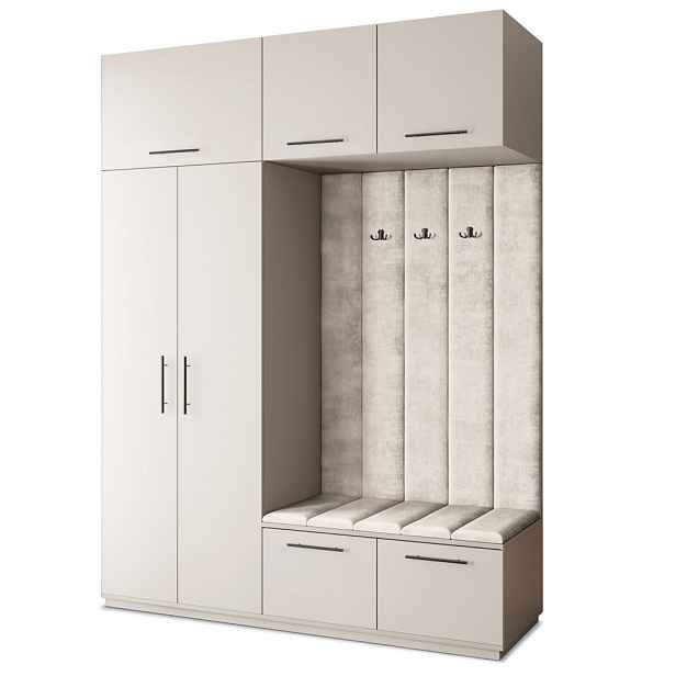 MASSENO MODERNÍ PŘEDSÍŇOVÁ SKŘÍŇ REMA, 180/240/60 cm, kašmírová