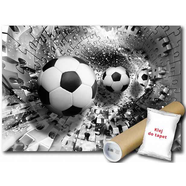 Fototapeta Flizelina Fotbal Tunel 3D 312x219