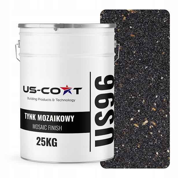 Mozaiková Omítka Mozaika 25 Kg Černá Se Zlatou Slídou M14 Pryskyřičná Fasáda