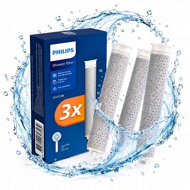 Sada vyměnitelných vložek Philips ASH138 pro sprchový filtr ASH1516CH