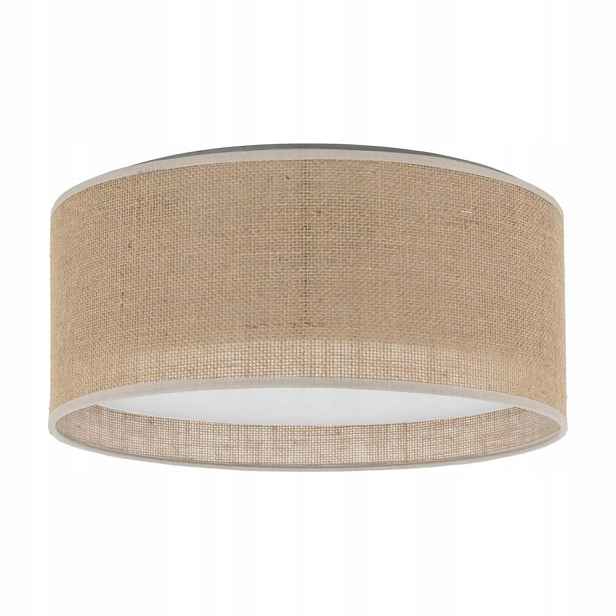 Stropní Svítidlo Stropní Svítidlo Lustr Juta 4xE27 Béžová Kov nad stůl Tk Lighting