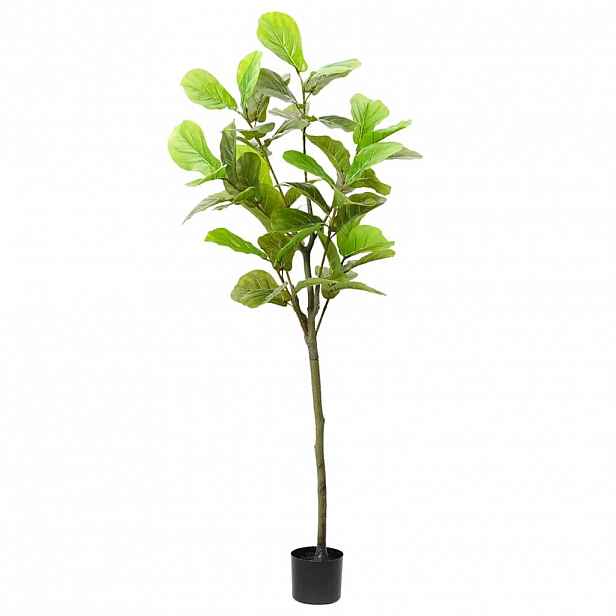 vidaXL Umělý strom Ficus 48 listů 165 cm zelený