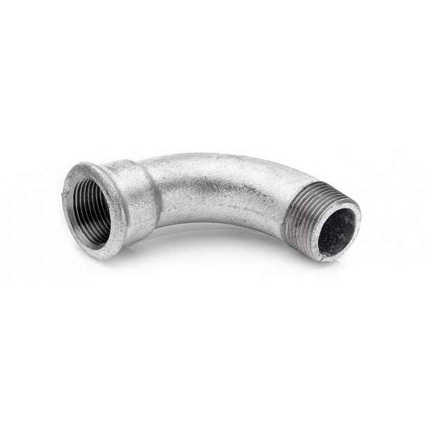 Dlouhý oblouk 2 1/2'' litina pozink 90 stupňů Gwgz