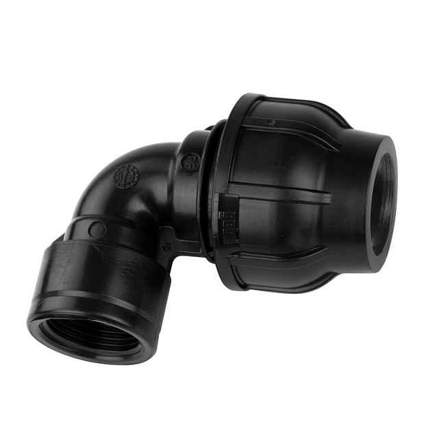 Koleno 90° svěrné Gebo PPS 63 mm × 2" vnitřní závit