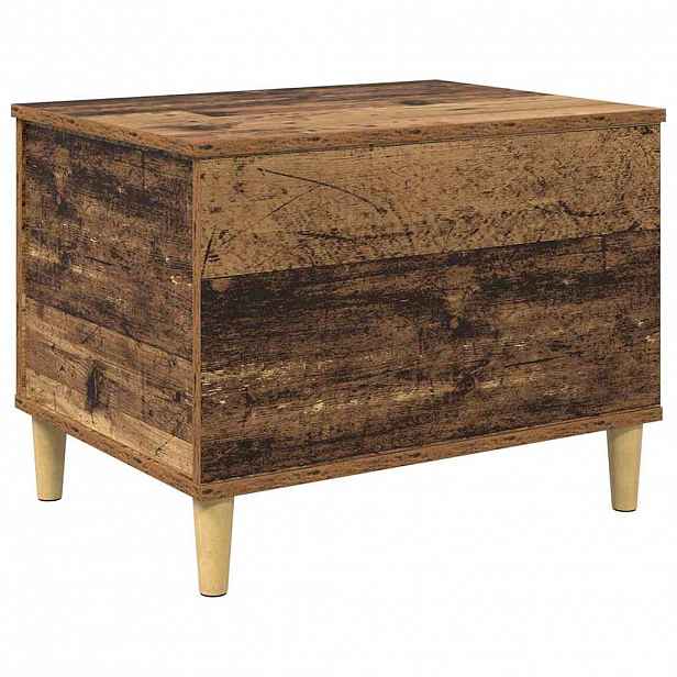 vidaXL Noční skříňka Staré dřevo 60 x 44,5 x 45 cm Kompozitní dřevo