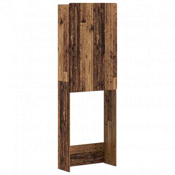 vidaXL Toaletní skříňka ZWOLLE Staré dřevo 66 x 25,5 x 190 cm