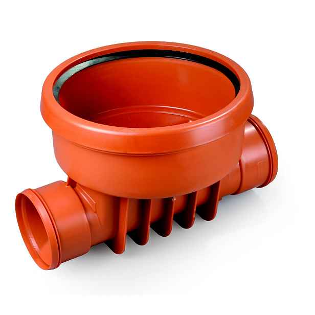 Dno šachtové Pipelife KGSGK400 DN 160 přímé pro hladké prodloužení