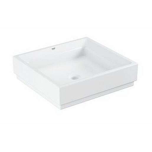 Umyvadlo na desku Grohe Cube Ceramic 50x47 cm alpská bílá otvor pro baterii uprostřed 3948100H