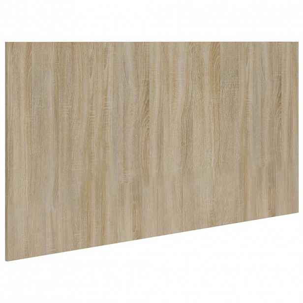 vidaXL Čelo postele dub sonoma 160 x 1,5 x 80 cm kompozitní dřevo